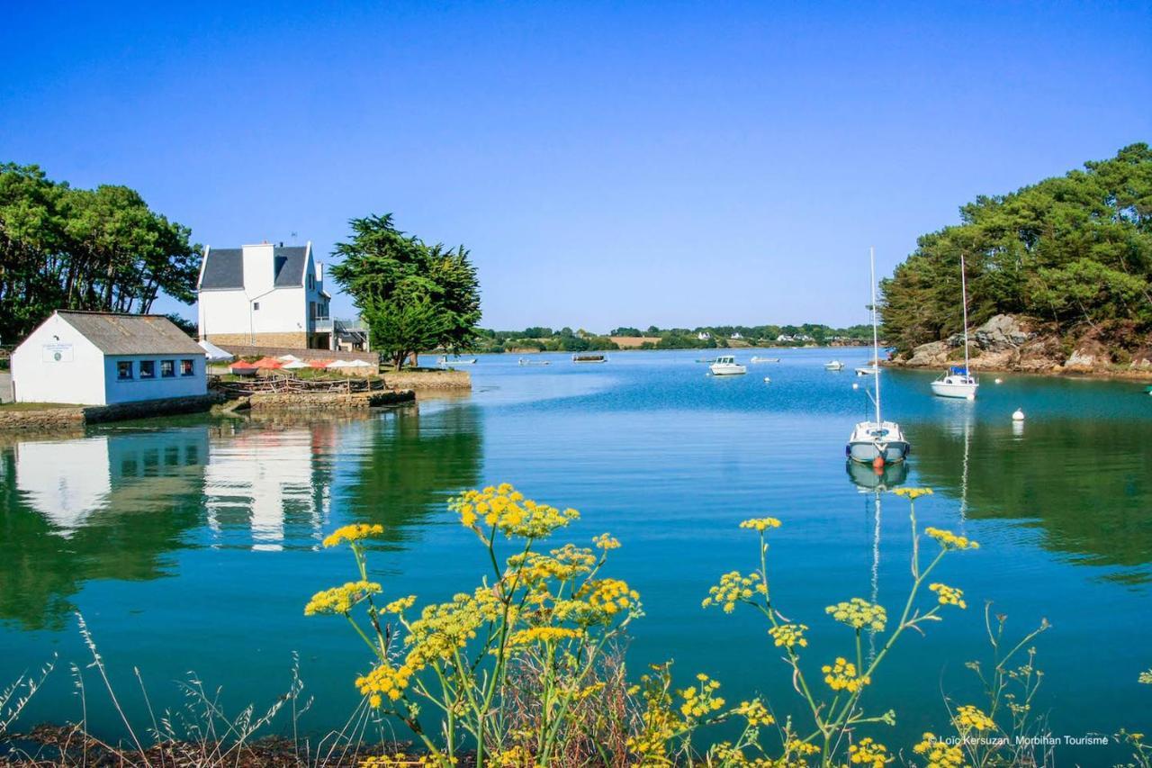 Belle Longere En Campagne A Larmor Baden Villa Eksteriør billede