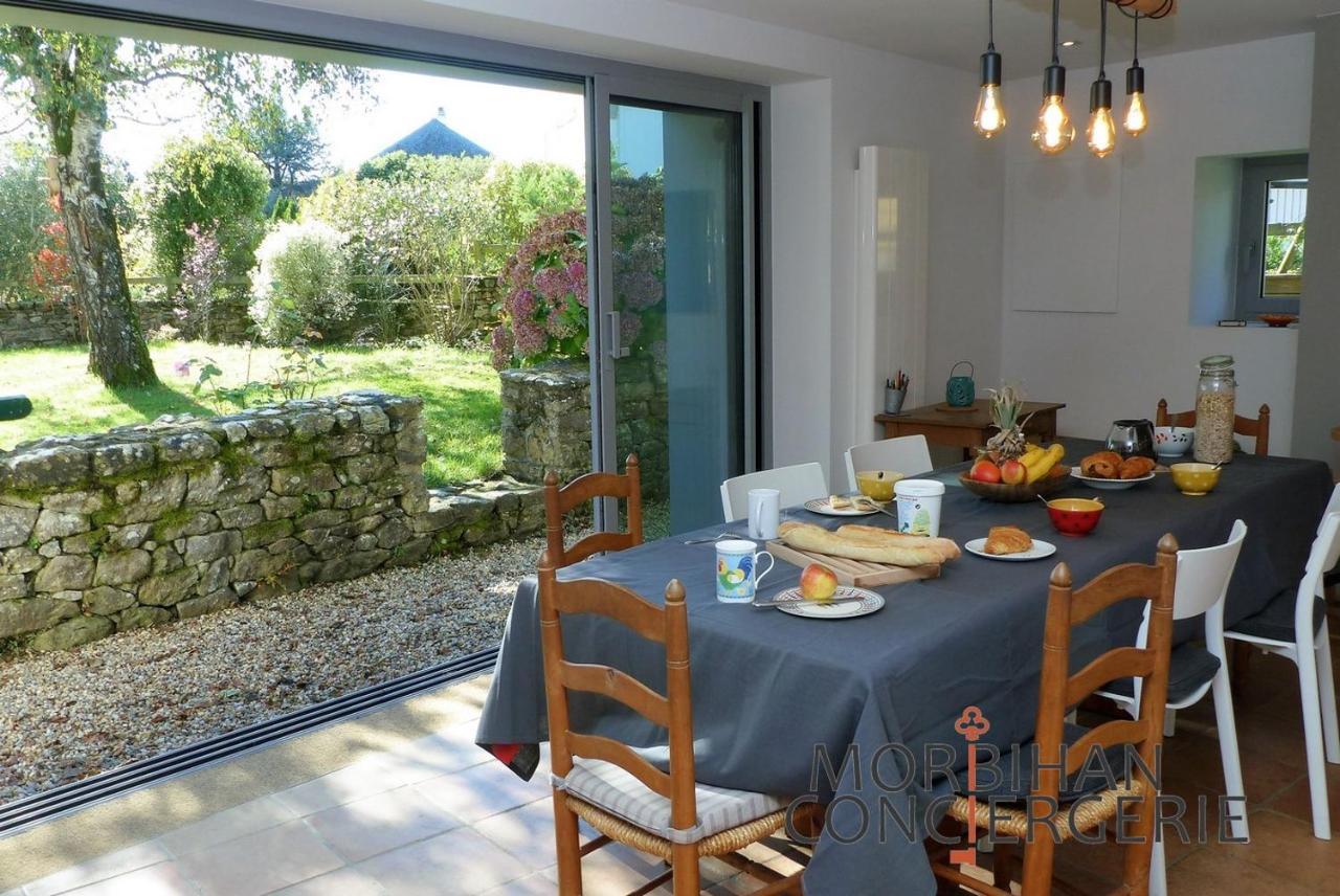 Belle Longere En Campagne A Larmor Baden Villa Eksteriør billede