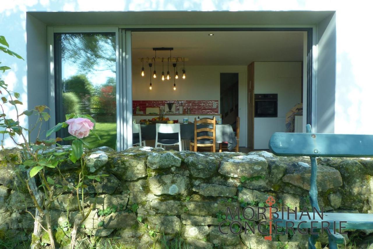 Belle Longere En Campagne A Larmor Baden Villa Eksteriør billede