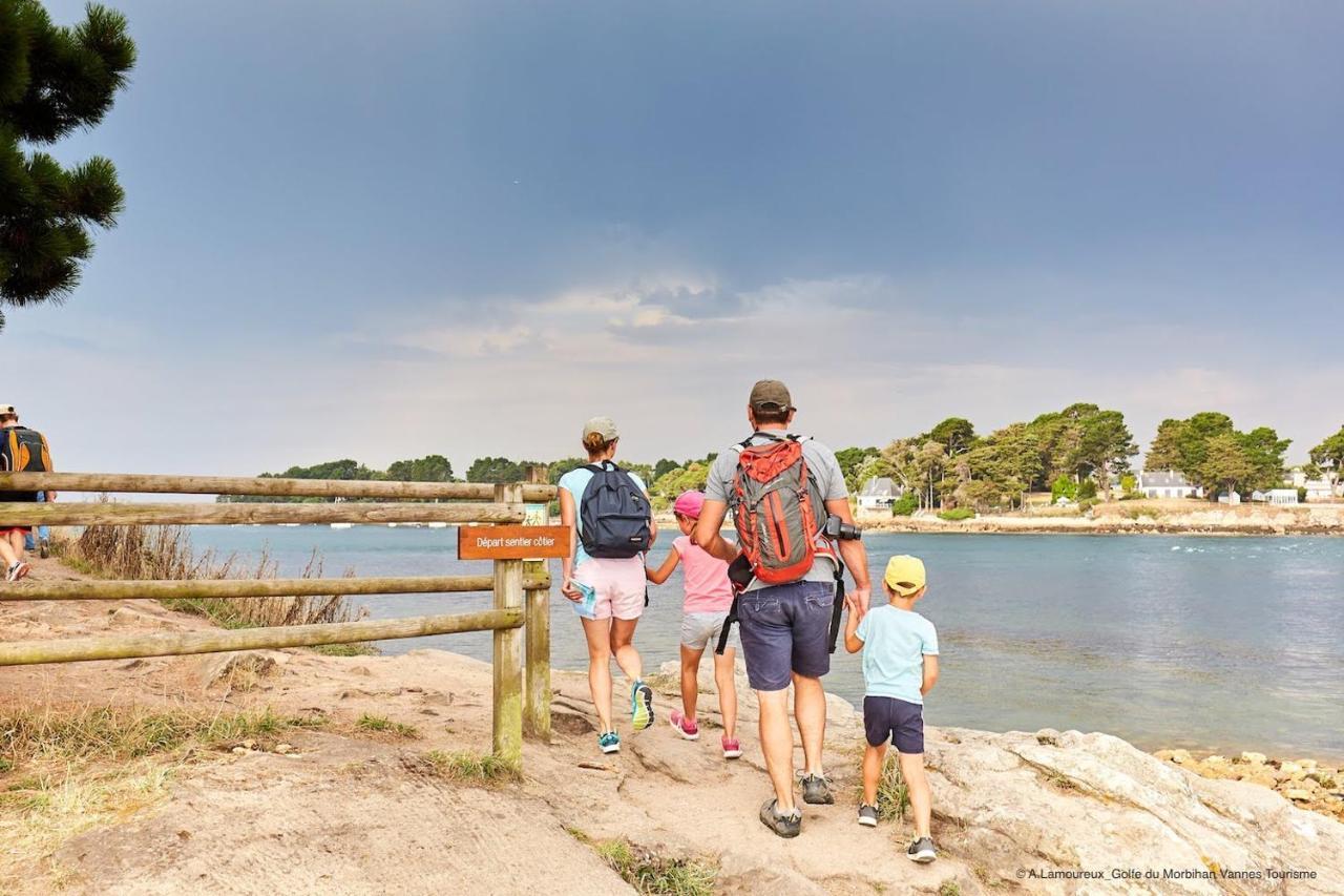 Belle Longere En Campagne A Larmor Baden Villa Eksteriør billede